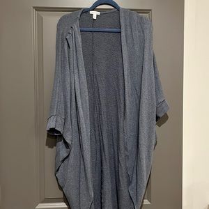 Heather blue lightweight cardigan, L